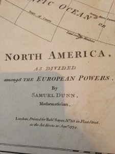 Detail of Samuel Dunn's North America Map