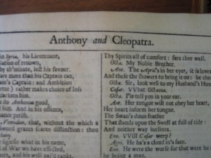 Image from ZSR's copy of the Fourth Folio