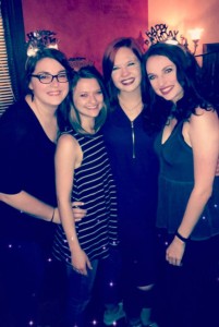 Megan, Emily, Cheyney, and me